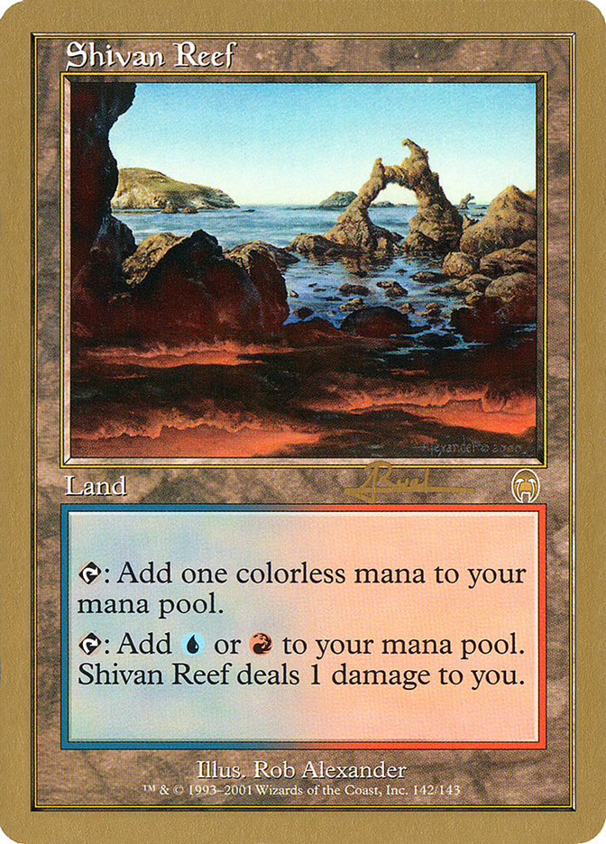 Shivan Reef (Antoine Ruel) [World Championship Decks 2001] | GnG Games