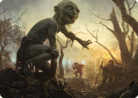 Smeagol, Helpful Guide Art Card [The Lord of the Rings: Tales of Middle-earth Art Series] | GnG Games