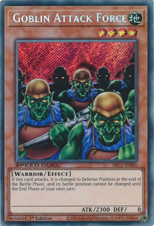 Goblin Attack Force [SBC1-ENI06] Secret Rare | GnG Games