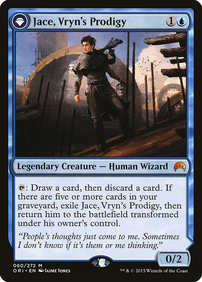 Jace, Vryn's Prodigy // Jace, Telepath Unbound [Magic Origins] | GnG Games