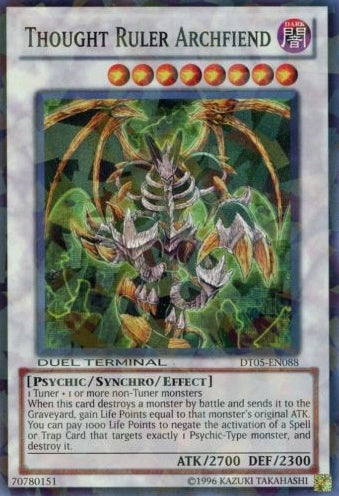 Thought Ruler Archfiend [DT05-EN088] Super Rare | GnG Games