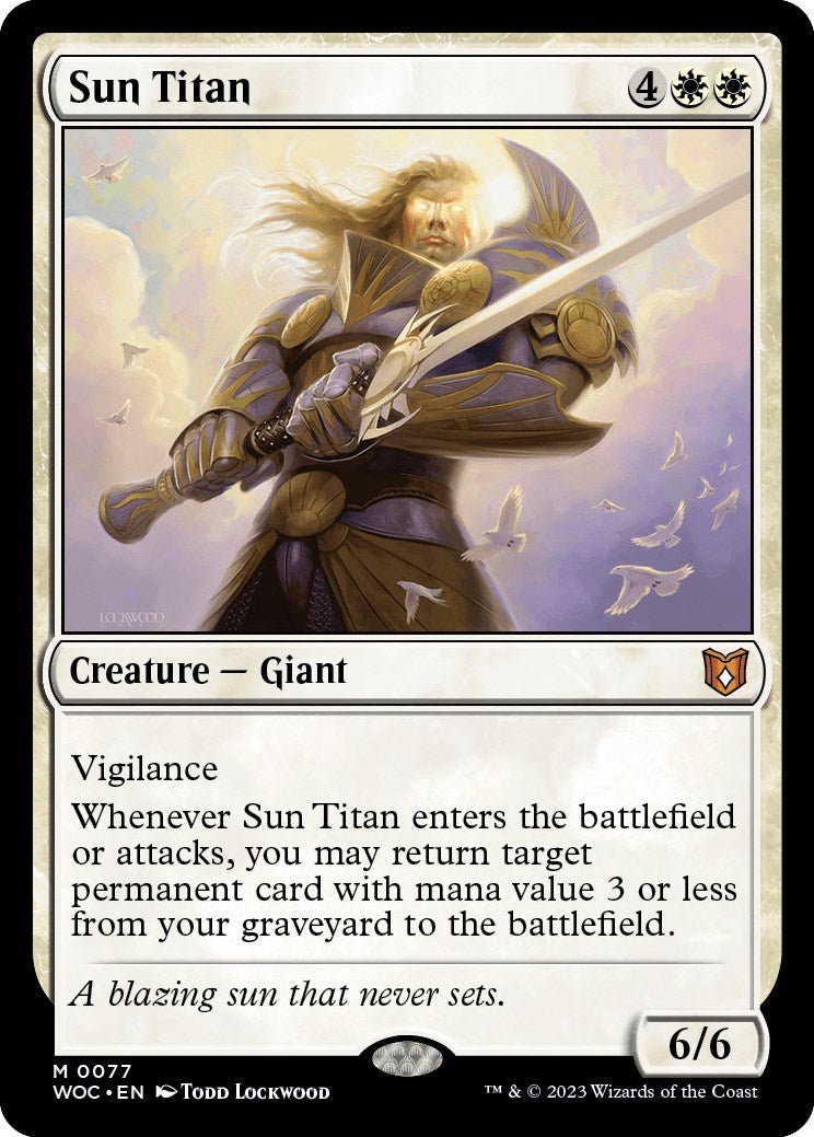 Sun Titan [Wilds of Eldraine Commander] | GnG Games