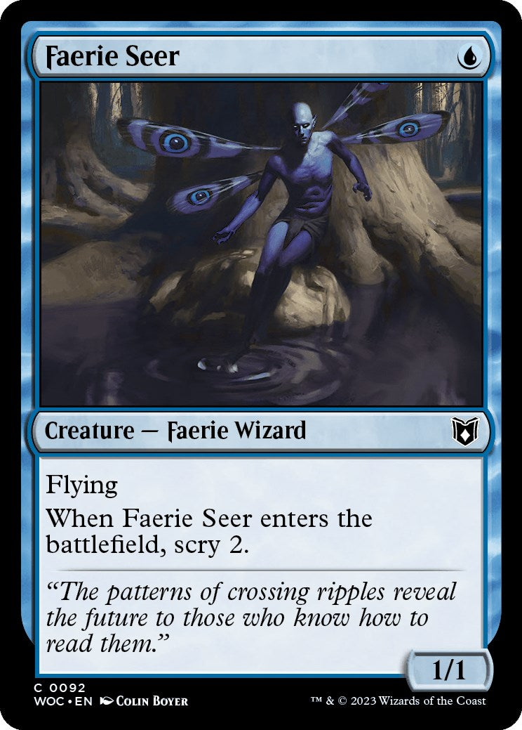 Faerie Seer [Wilds of Eldraine Commander] | GnG Games