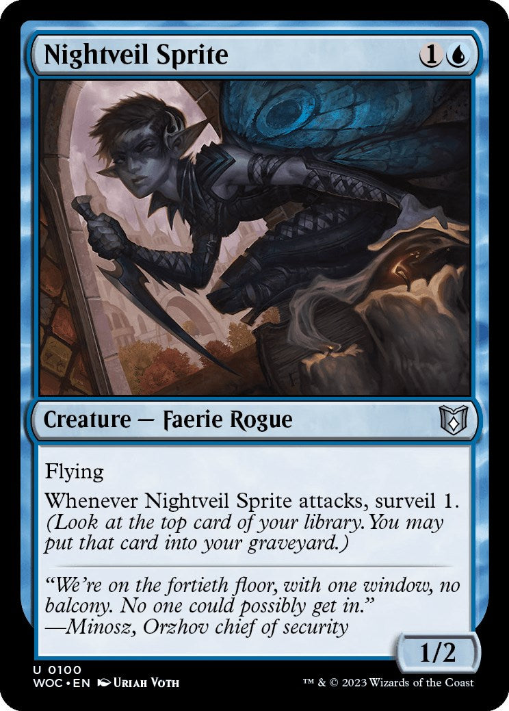 Nightveil Sprite [Wilds of Eldraine Commander] | GnG Games