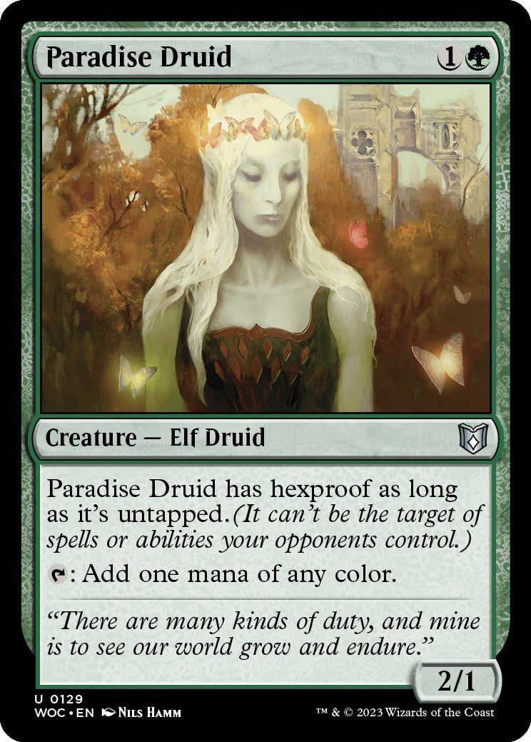 Paradise Druid [Wilds of Eldraine Commander] | GnG Games