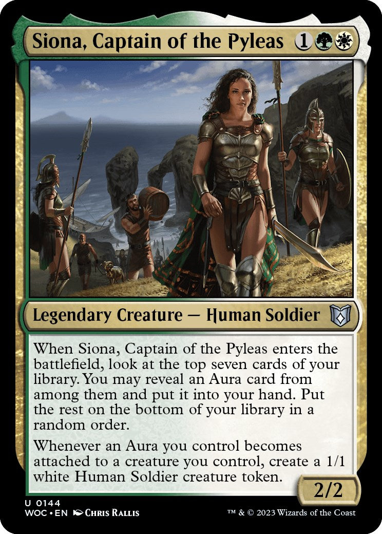 Siona, Captain of the Pyleas [Wilds of Eldraine Commander] | GnG Games