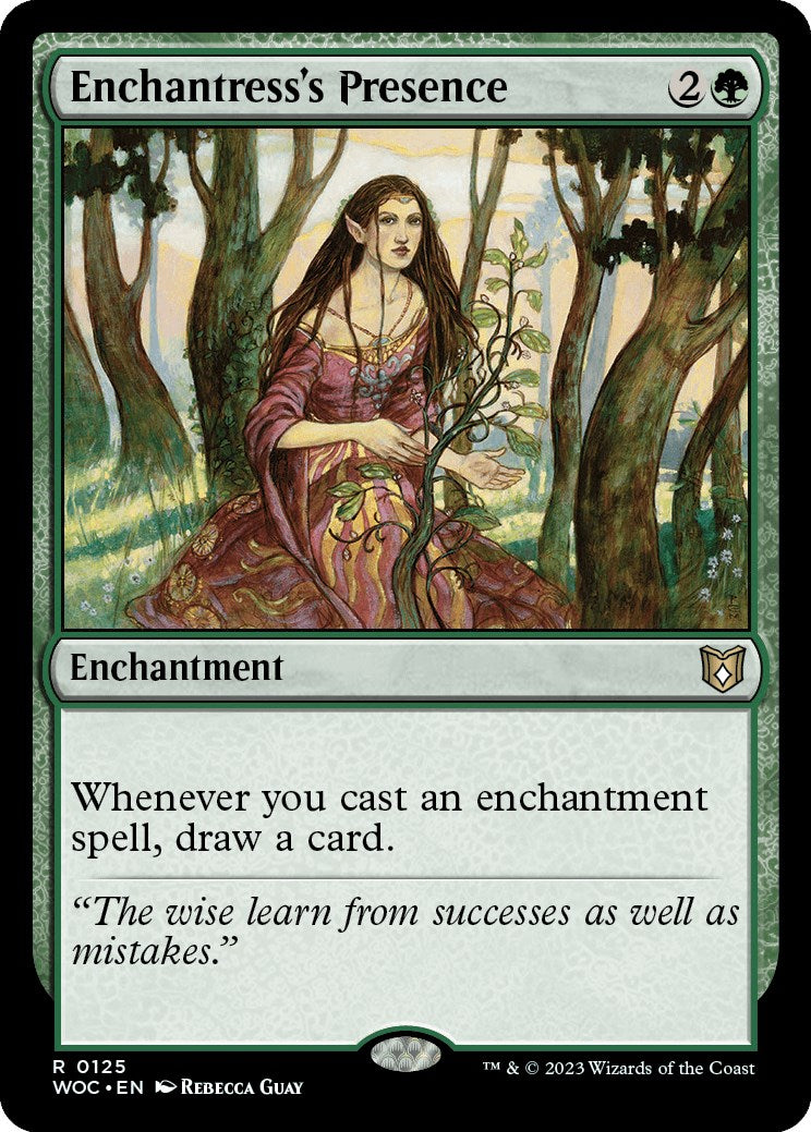 Enchantress's Presence [Wilds of Eldraine Commander] | GnG Games