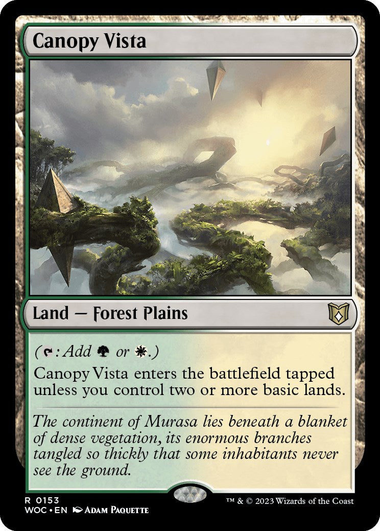 Canopy Vista [Wilds of Eldraine Commander] | GnG Games