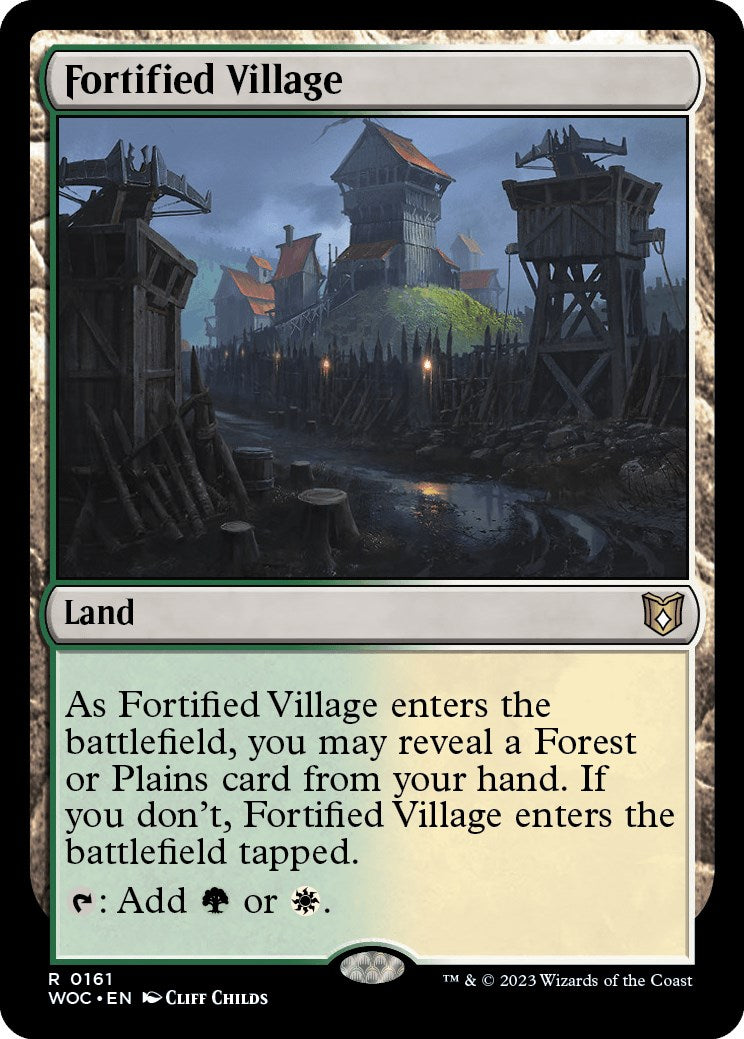 Fortified Village [Wilds of Eldraine Commander] | GnG Games