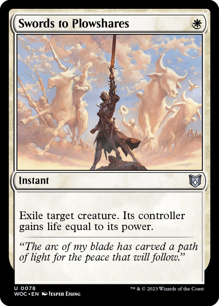 Swords to Plowshares [Wilds of Eldraine Commander] | GnG Games