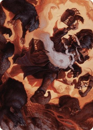 Tattered Ratter Art Card [Wilds of Eldraine Art Series] | GnG Games