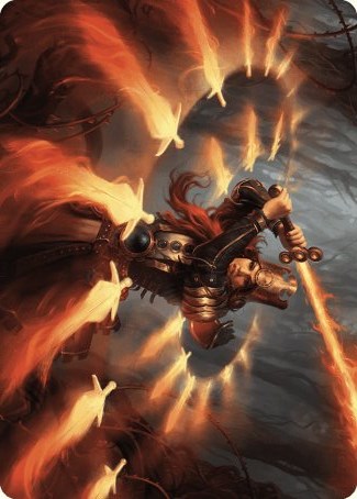 Heartflame Duelist Art Card [Wilds of Eldraine Art Series] | GnG Games
