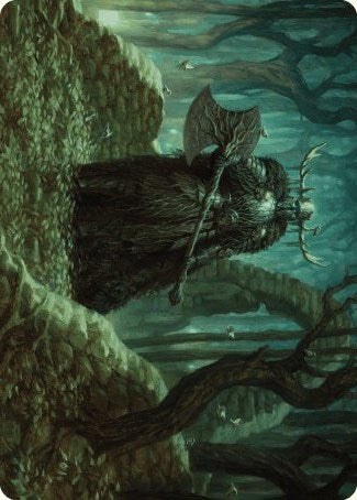 Mosswood Dreadknight Art Card [Wilds of Eldraine Art Series] | GnG Games