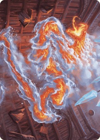 Scalding Viper Art Card [Wilds of Eldraine Art Series] | GnG Games