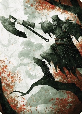 Garruk's Uprising Art Card [Wilds of Eldraine Art Series] | GnG Games