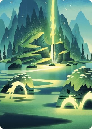 Leyline of Abundance Art Card [Wilds of Eldraine Art Series] | GnG Games