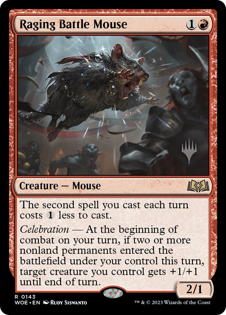 Raging Battle Mouse (Promo Pack) [Wilds of Eldraine Promos] | GnG Games