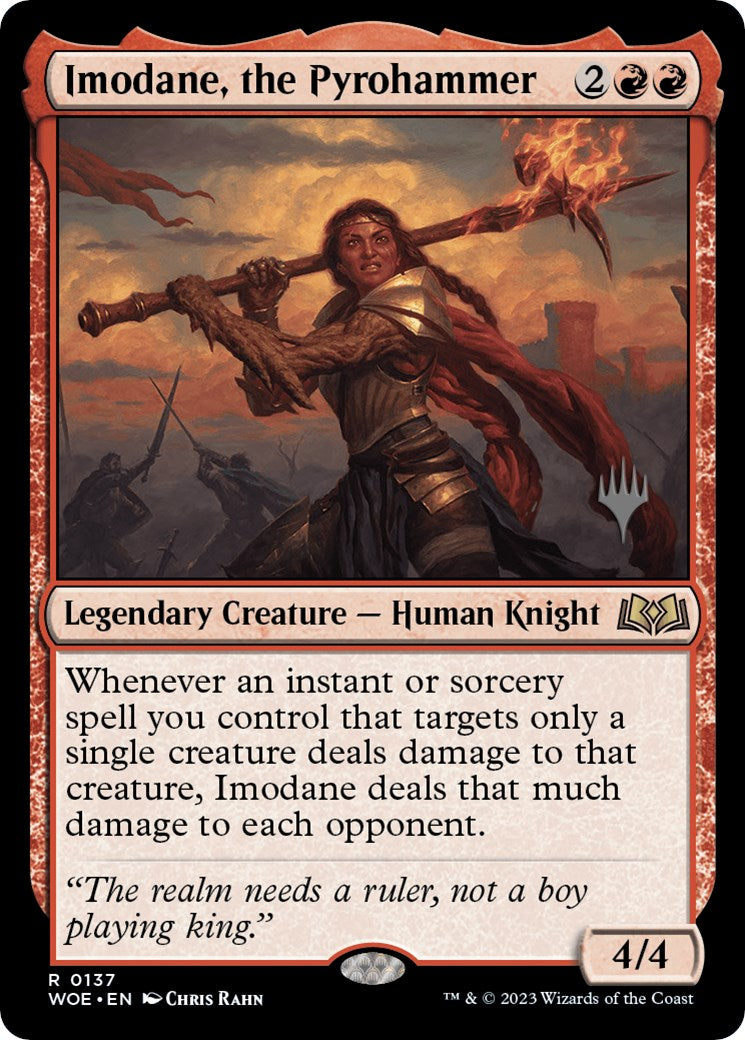 Imodane, the Pyrohammer (Promo Pack) [Wilds of Eldraine Promos] | GnG Games