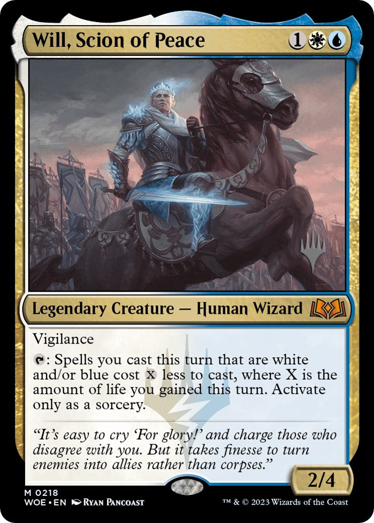 Will, Scion of Peace (Promo Pack) [Wilds of Eldraine Promos] | GnG Games