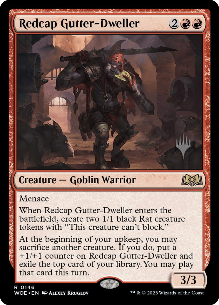 Redcap Gutter-Dweller (Promo Pack) [Wilds of Eldraine Promos] | GnG Games