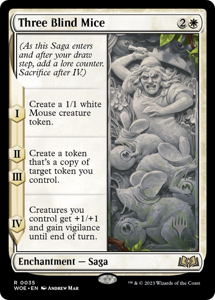 Three Blind Mice (Promo Pack) [Wilds of Eldraine Promos] | GnG Games