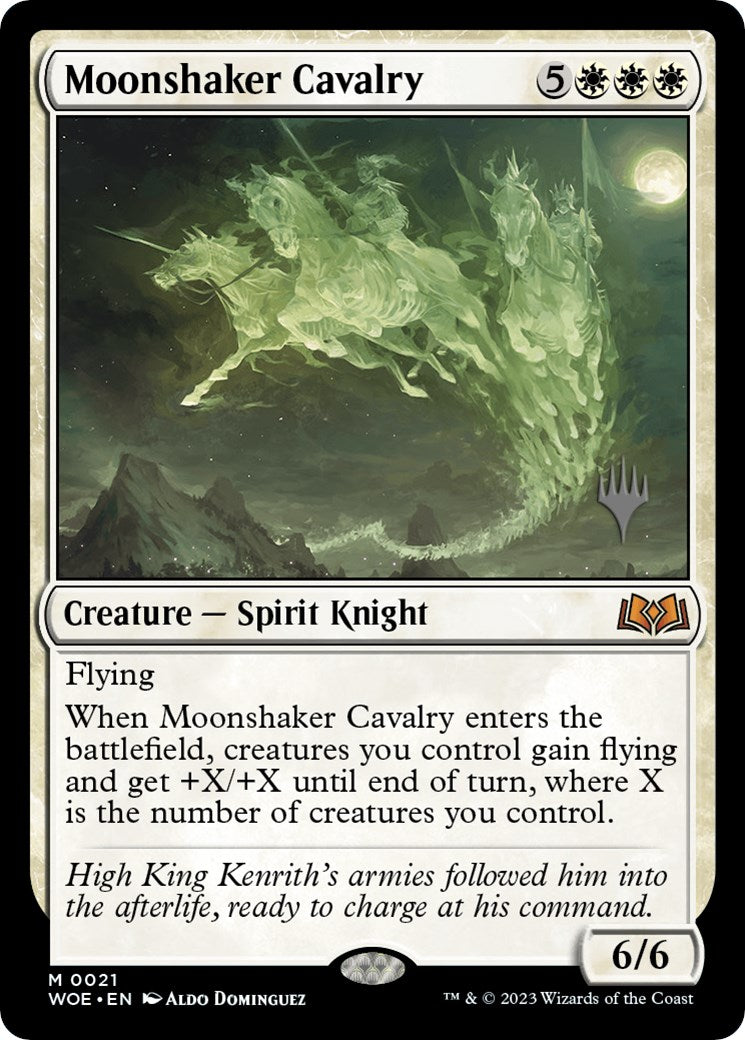 Moonshaker Cavalry (Promo Pack) [Wilds of Eldraine Promos] | GnG Games