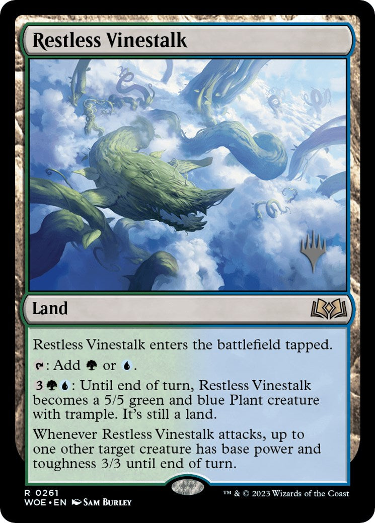 Restless Vinestalk (Promo Pack) [Wilds of Eldraine Promos] | GnG Games