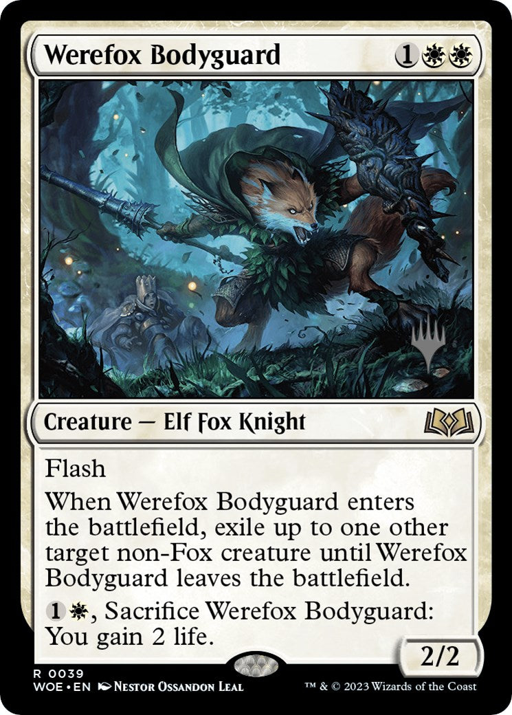 Werefox Bodyguard (Promo Pack) [Wilds of Eldraine Promos] | GnG Games