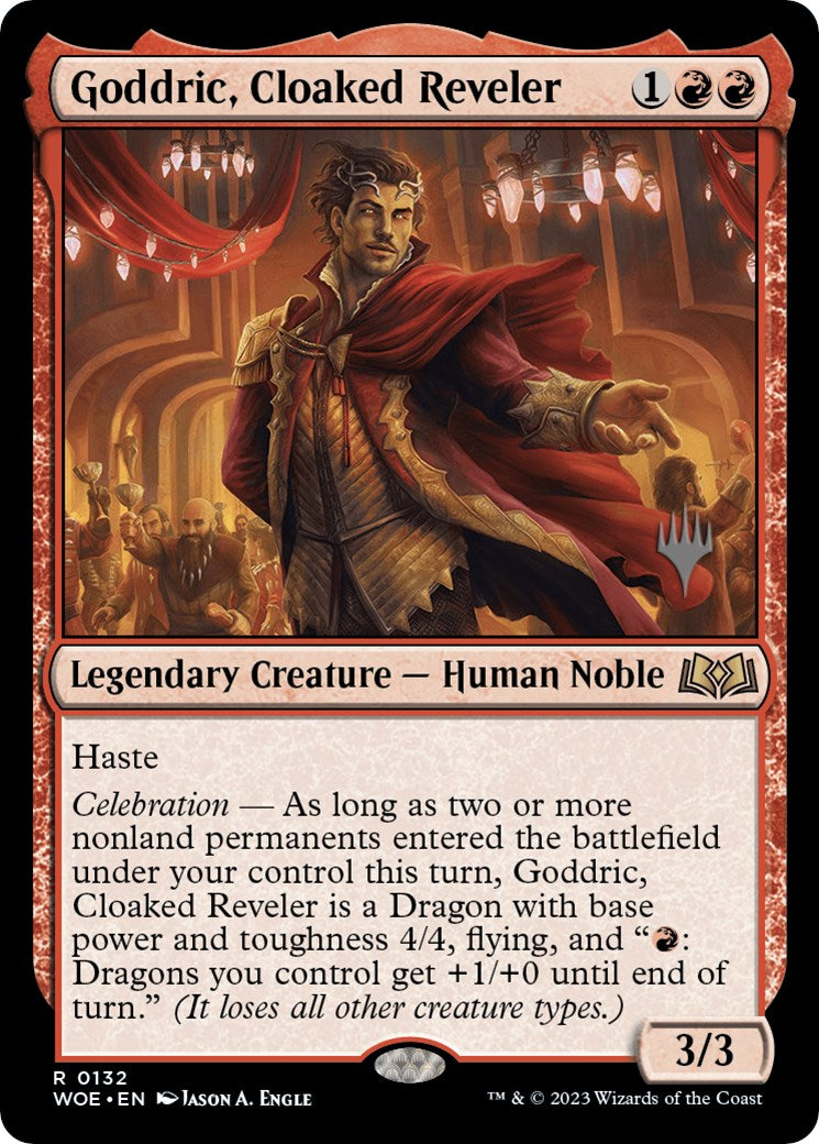 Goddric, Cloaked Reveler (Promo Pack) [Wilds of Eldraine Promos] | GnG Games