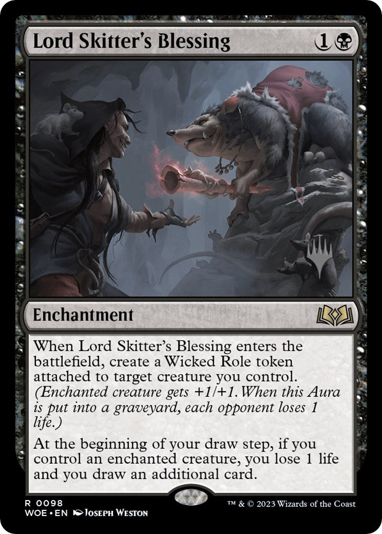 Lord Skitter's Blessing (Promo Pack) [Wilds of Eldraine Promos] | GnG Games