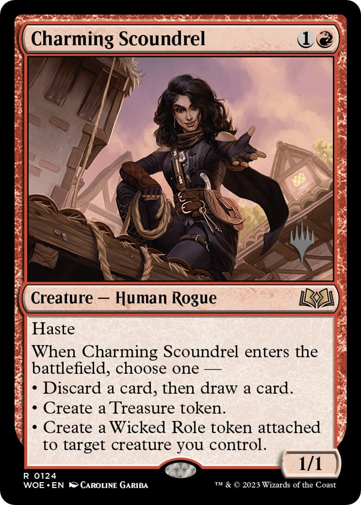 Charming Scoundrel (Promo Pack) [Wilds of Eldraine Promos] | GnG Games