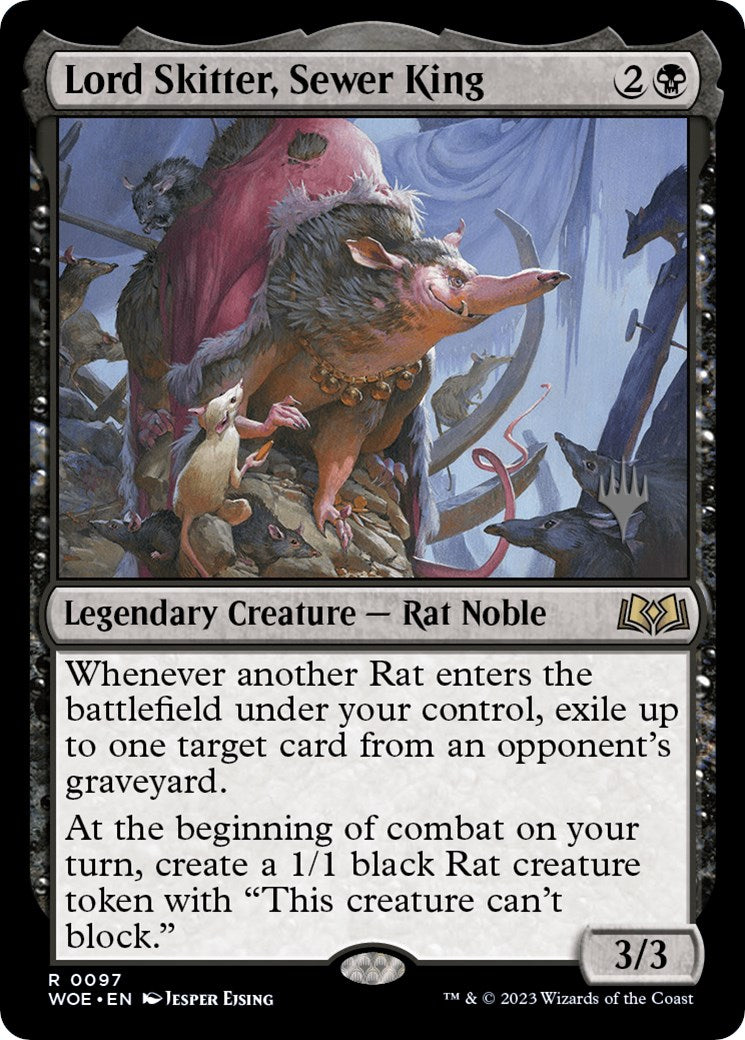 Lord Skitter, Sewer King (Promo Pack) [Wilds of Eldraine Promos] | GnG Games