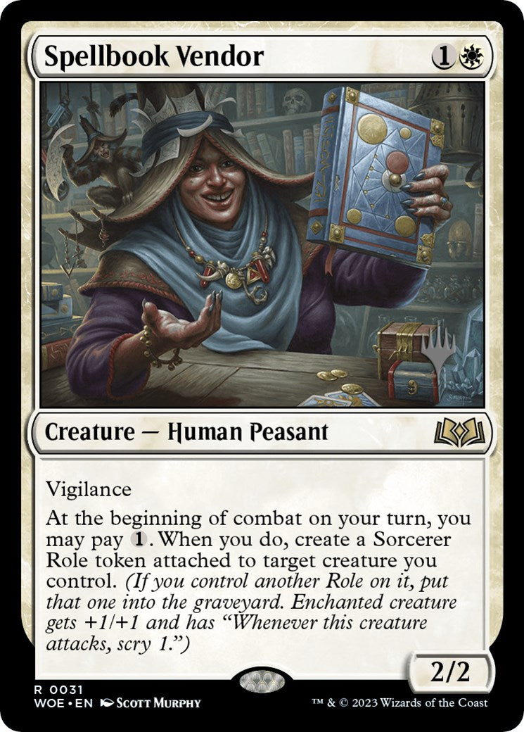 Spellbook Vendor (Promo Pack) [Wilds of Eldraine Promos] | GnG Games