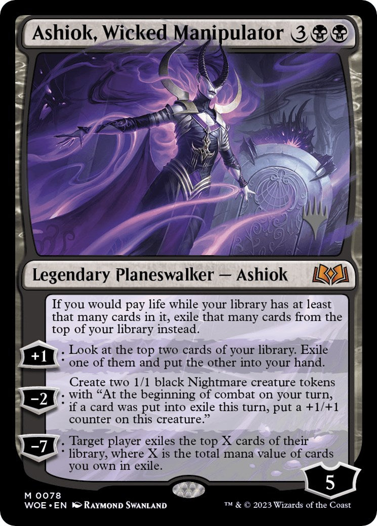 Ashiok, Wicked Manipulator (Promo Pack) [Wilds of Eldraine Promos] | GnG Games