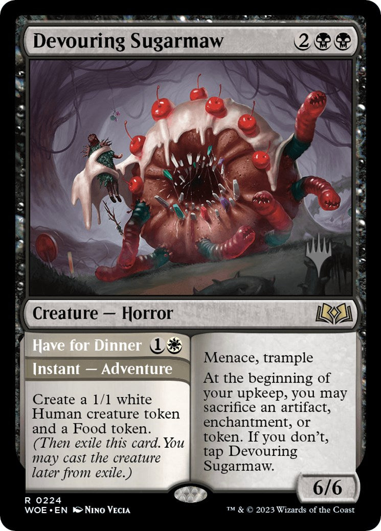 Devouring Sugarmaw // Have for Dinner(Promo Pack) [Wilds of Eldraine Promos] | GnG Games