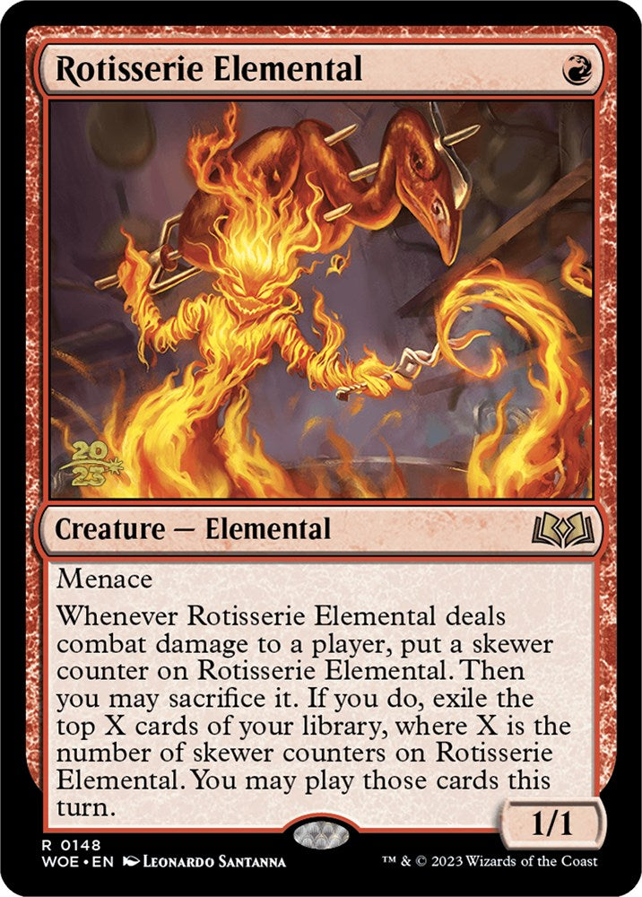 Rotisserie Elemental [Wilds of Eldraine Prerelease Promos] | GnG Games