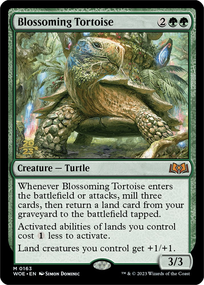 Blossoming Tortoise [Wilds of Eldraine Prerelease Promos] | GnG Games