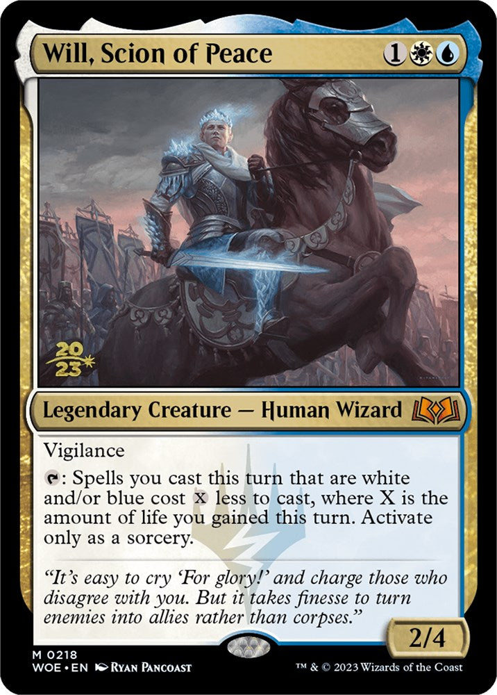 Will, Scion of Peace [Wilds of Eldraine Prerelease Promos] | GnG Games