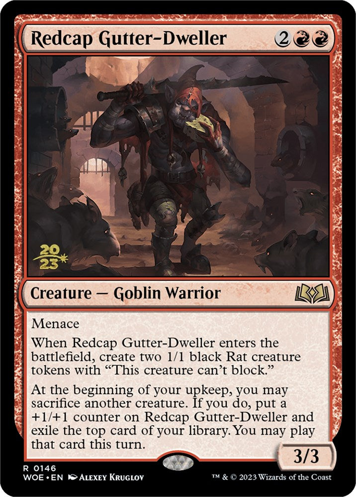 Redcap Gutter-Dweller [Wilds of Eldraine Prerelease Promos] | GnG Games