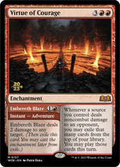 Virtue of Courage // Embereth Blaze [Wilds of Eldraine Prerelease Promos] | GnG Games