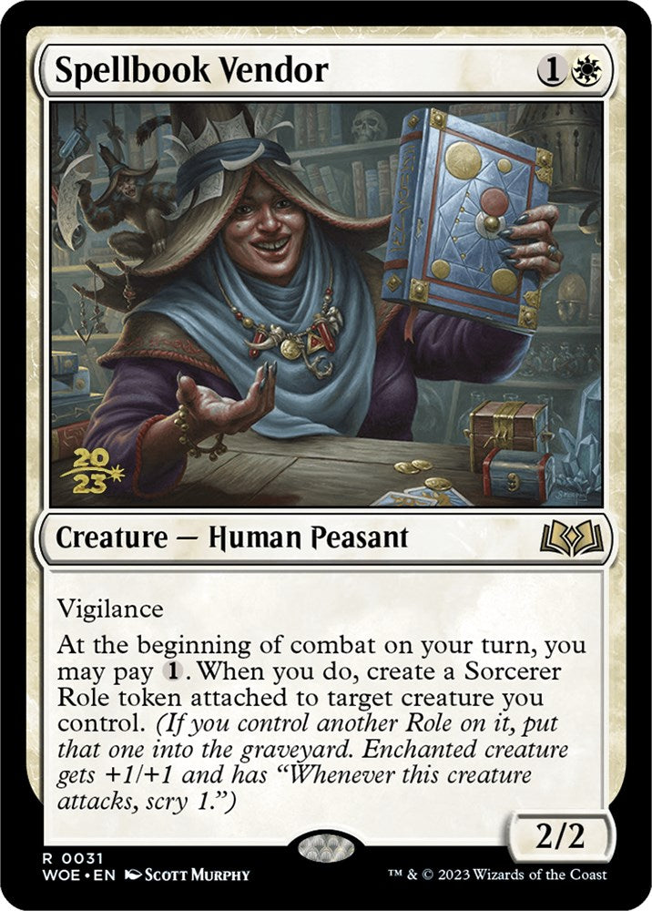 Spellbook Vendor [Wilds of Eldraine Prerelease Promos] | GnG Games