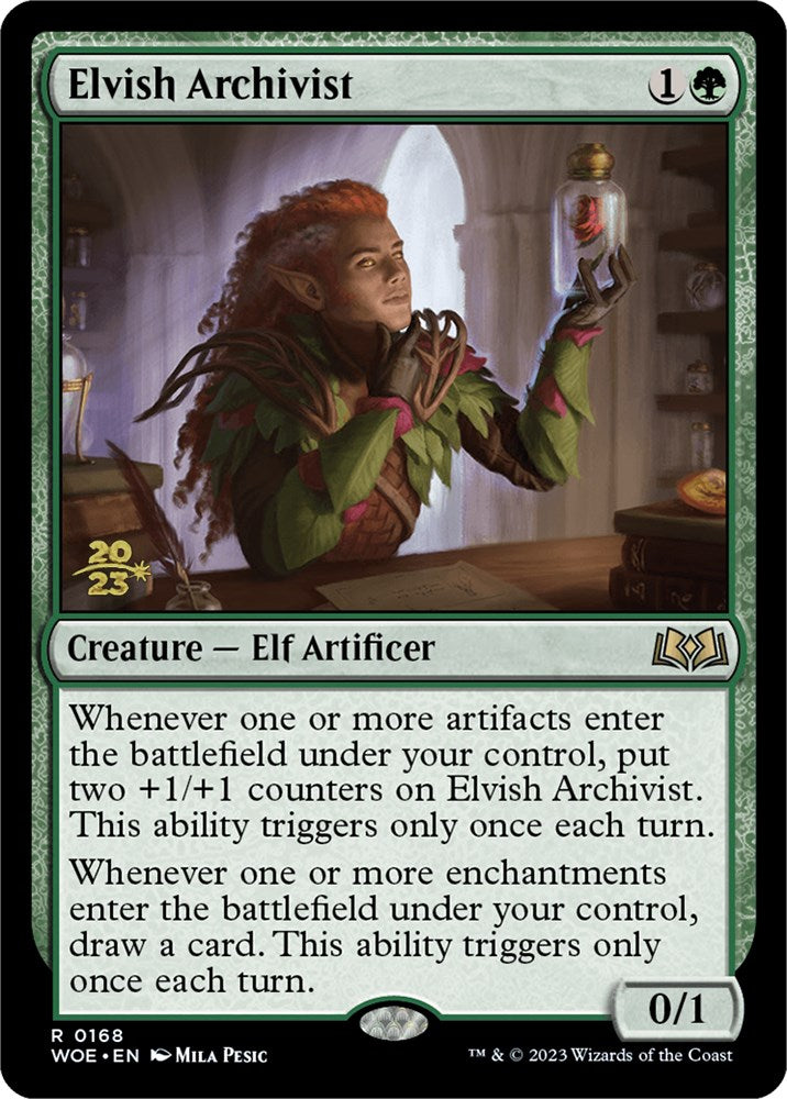 Elvish Archivist [Wilds of Eldraine Prerelease Promos] | GnG Games