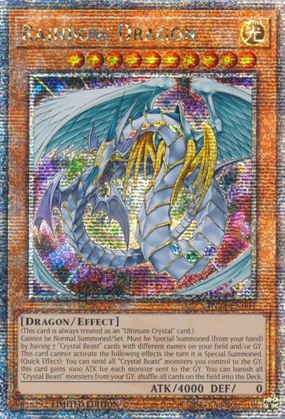 Rainbow Dragon [TN23-EN004] Quarter Century Secret Rare | GnG Games