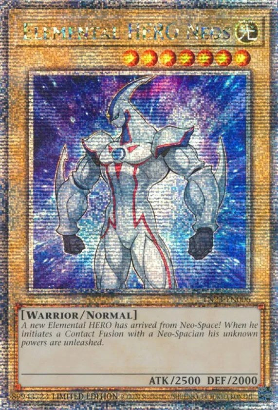 Elemental HERO Neos [TN23-EN006] Quarter Century Secret Rare | GnG Games