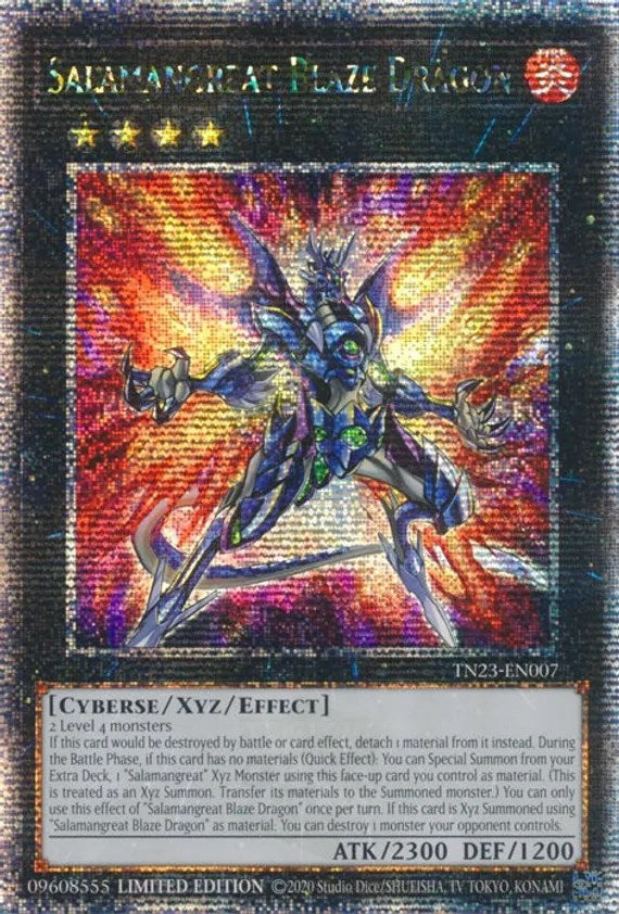 Salamangreat Blaze Dragon [TN23-EN007] Quarter Century Secret Rare | GnG Games