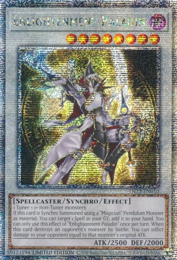 Enlightenment Paladin [TN23-EN010] Quarter Century Secret Rare | GnG Games