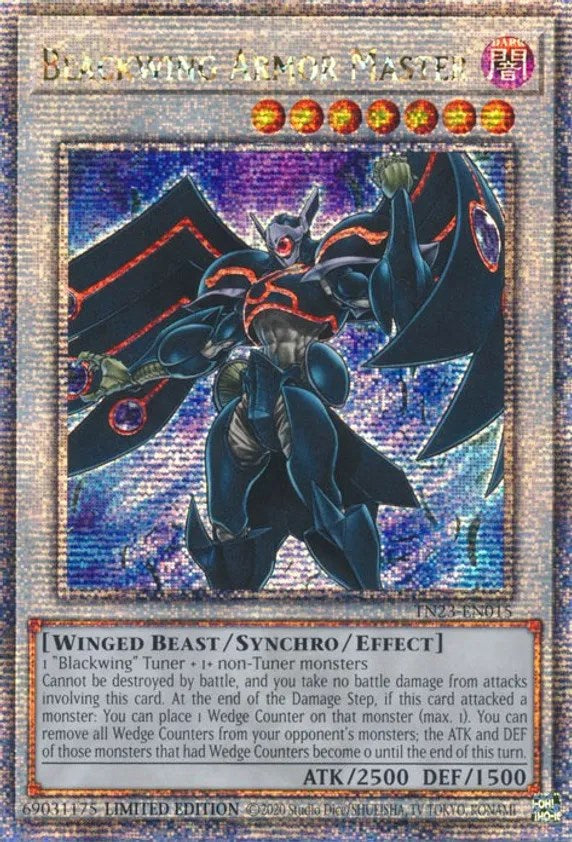 Blackwing Armor Master [TN23-EN015] Quarter Century Secret Rare | GnG Games