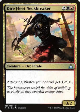 Dire Fleet Neckbreaker [Rivals of Ixalan] | GnG Games