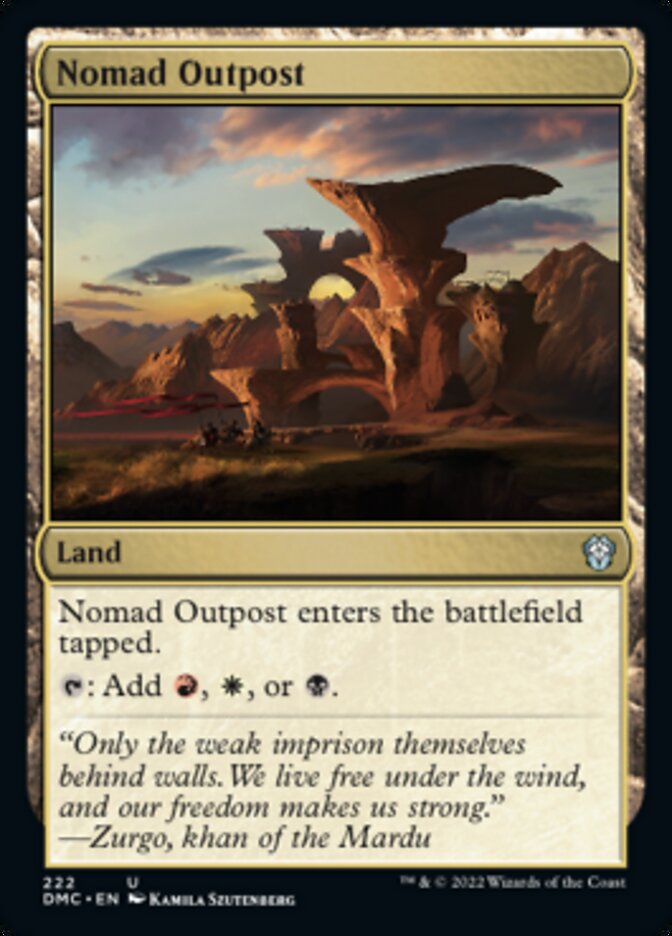 Nomad Outpost [Dominaria United Commander] | GnG Games
