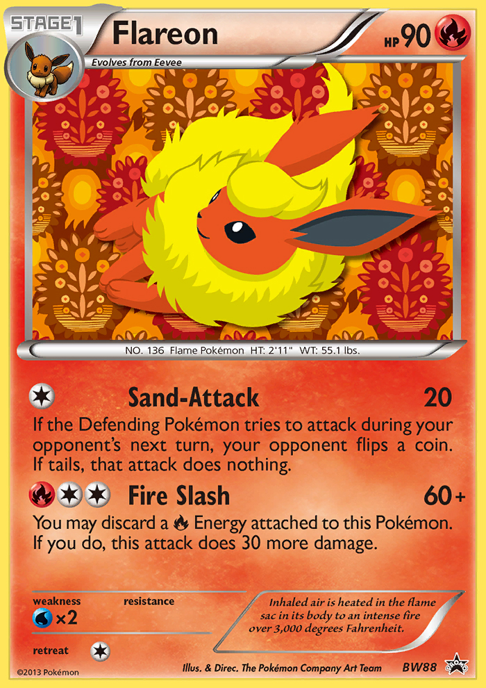 Flareon (BW88) [Black & White: Black Star Promos] | GnG Games